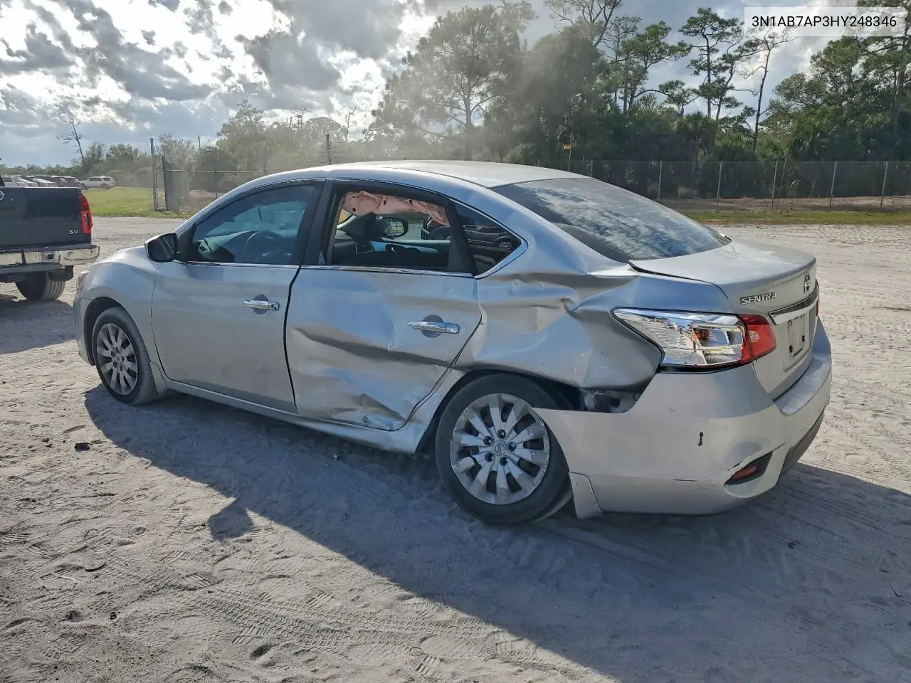 3N1AB7AP3HY248346 2017 Nissan Sentra S