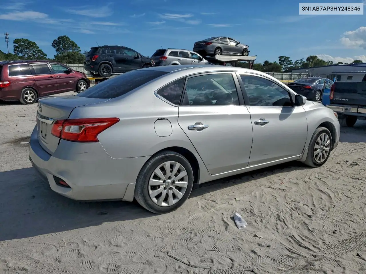 3N1AB7AP3HY248346 2017 Nissan Sentra S