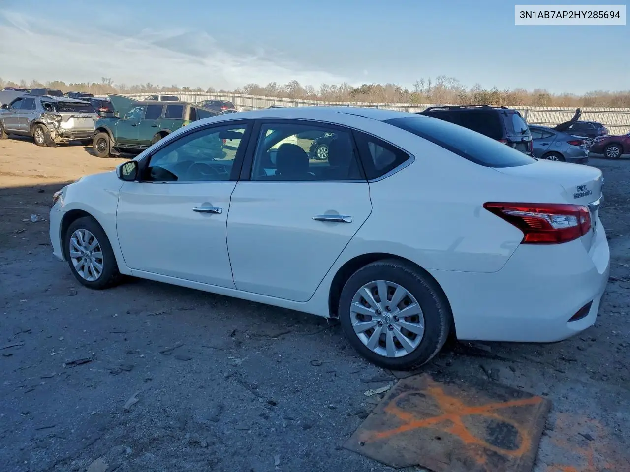 3N1AB7AP2HY285694 2017 Nissan Sentra S