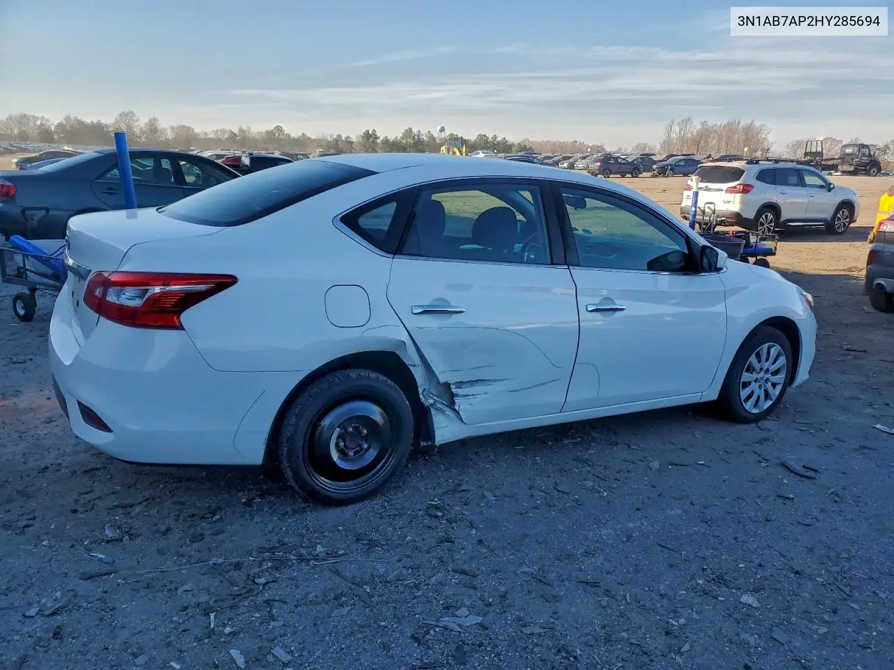 3N1AB7AP2HY285694 2017 Nissan Sentra S