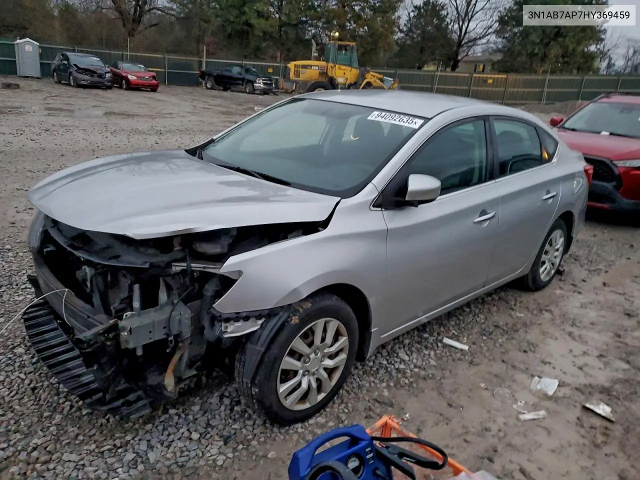 3N1AB7AP7HY369459 2017 Nissan Sentra S