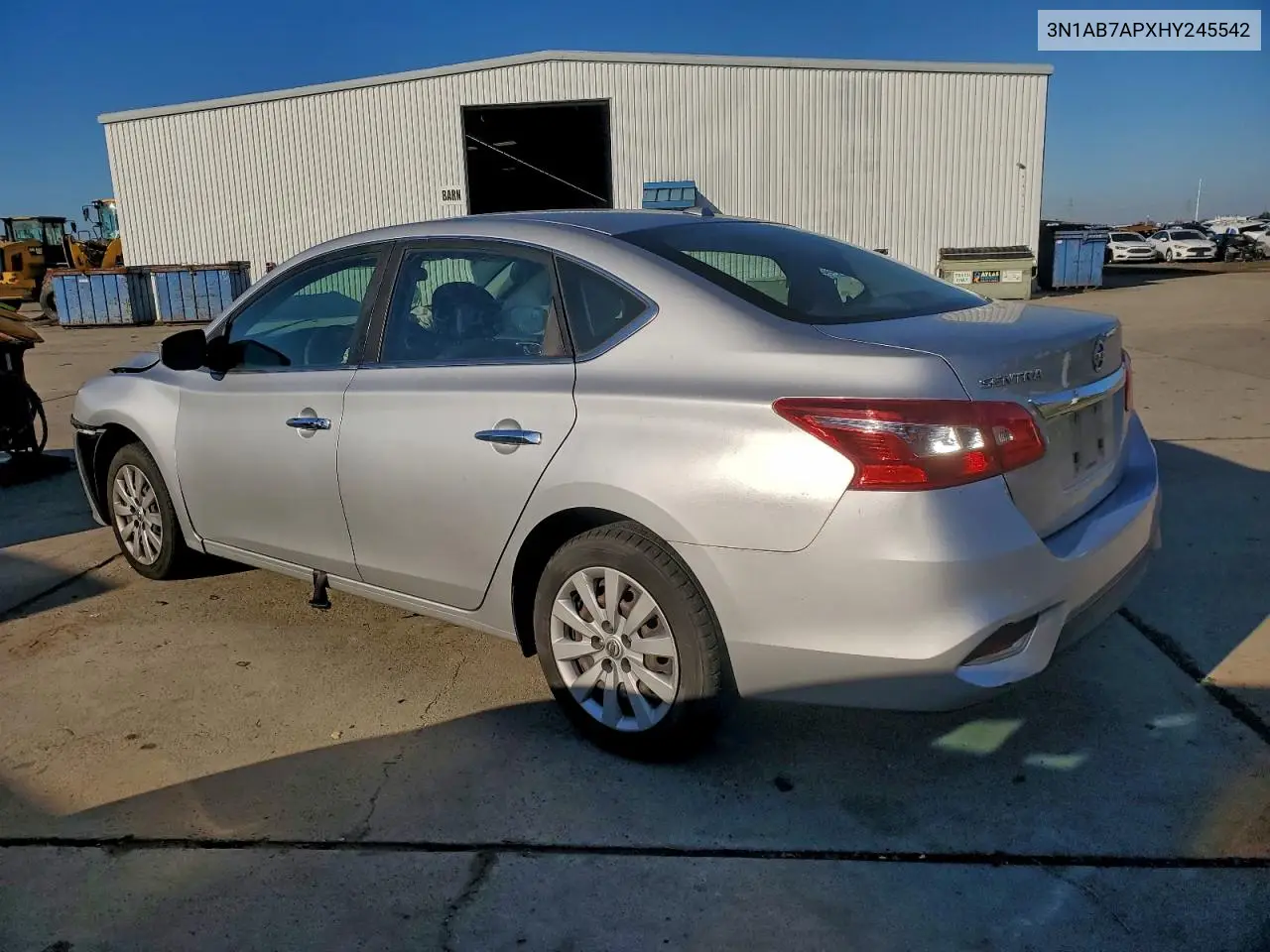 3N1AB7APXHY245542 2017 Nissan Sentra S