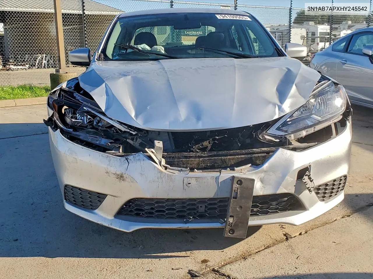 3N1AB7APXHY245542 2017 Nissan Sentra S