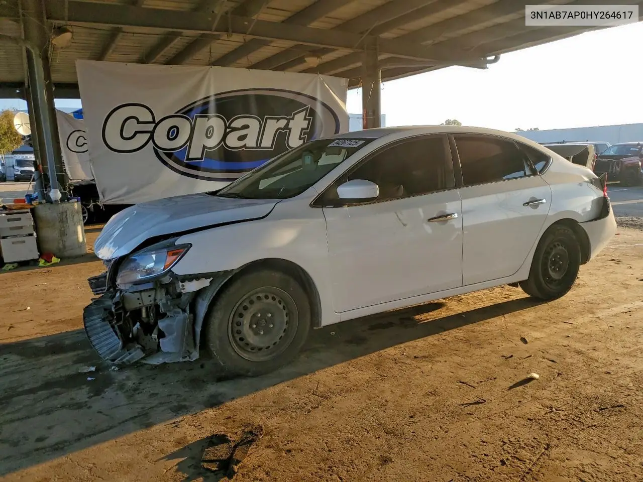 3N1AB7AP0HY264617 2017 Nissan Sentra S
