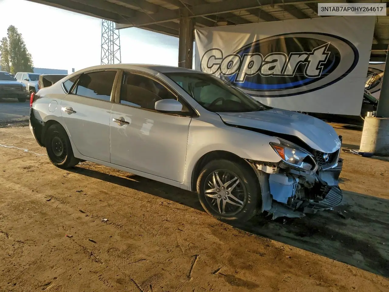 3N1AB7AP0HY264617 2017 Nissan Sentra S