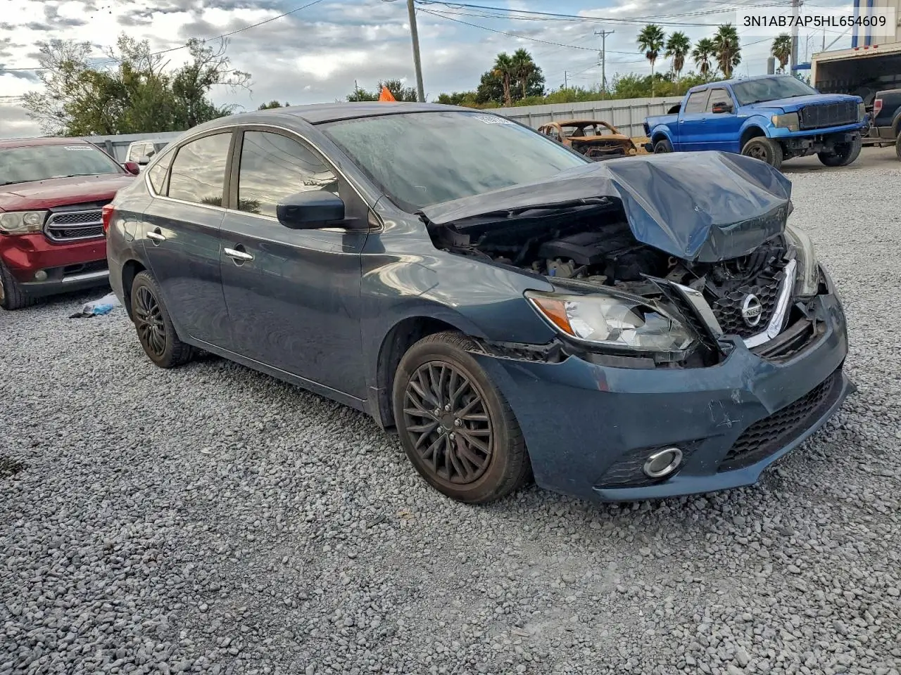 3N1AB7AP5HL654609 2017 Nissan Sentra S