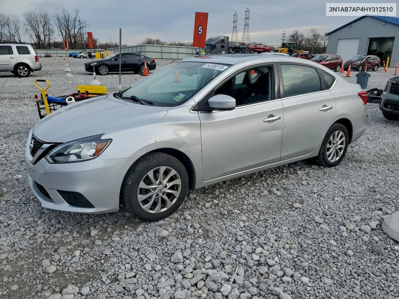 3N1AB7AP4HY312510 2017 Nissan Sentra S