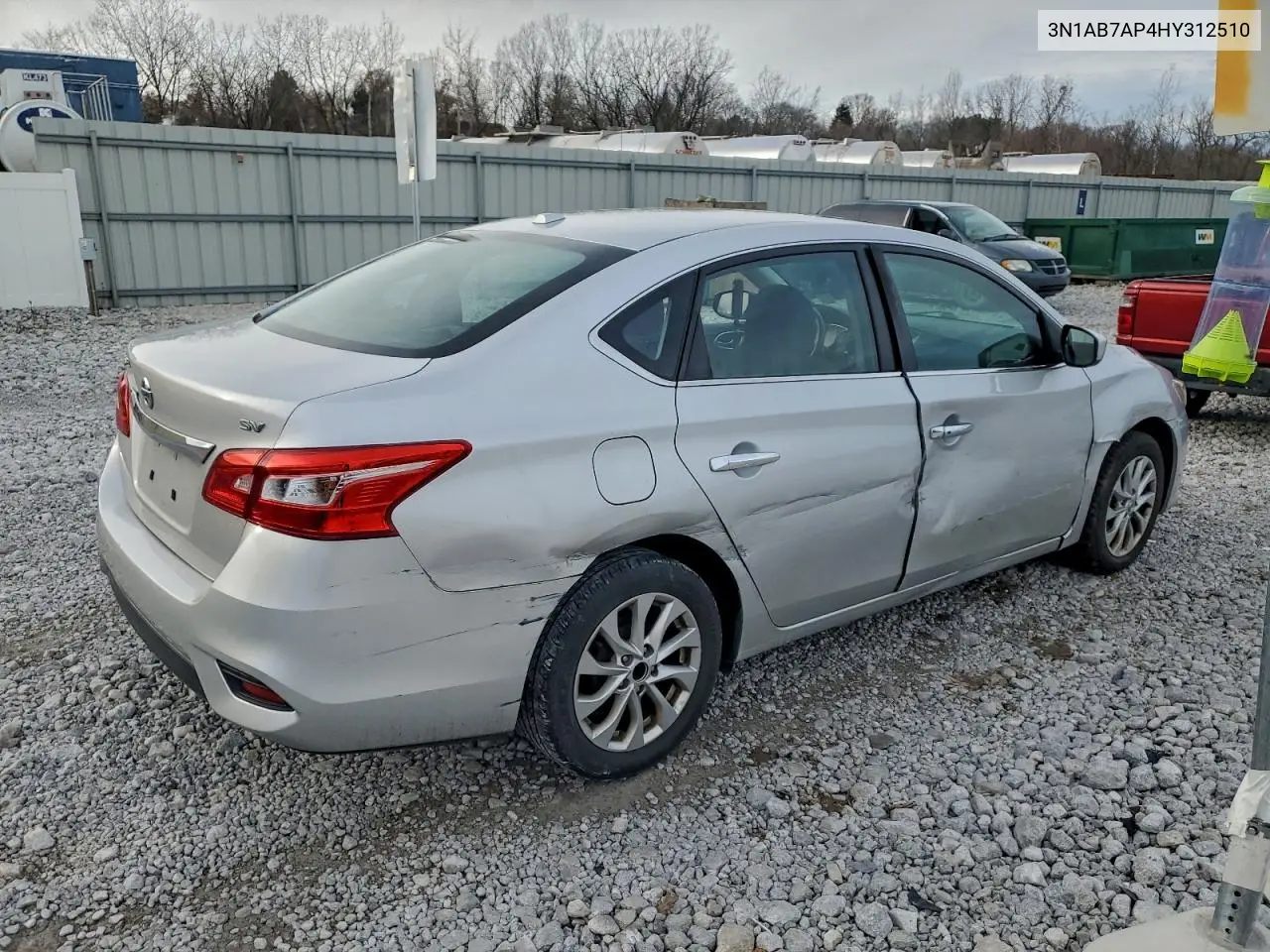 3N1AB7AP4HY312510 2017 Nissan Sentra S