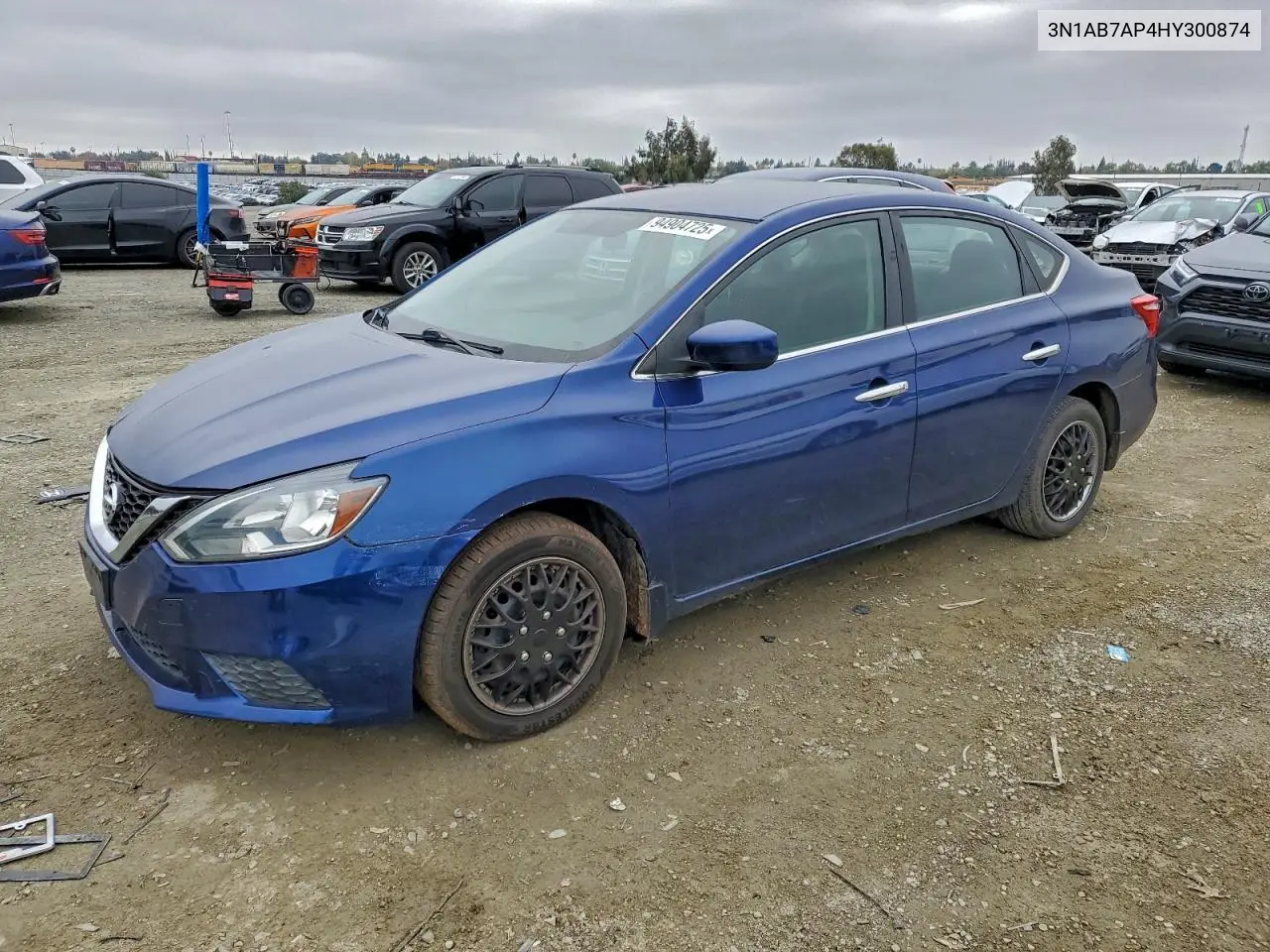 3N1AB7AP4HY300874 2017 Nissan Sentra S