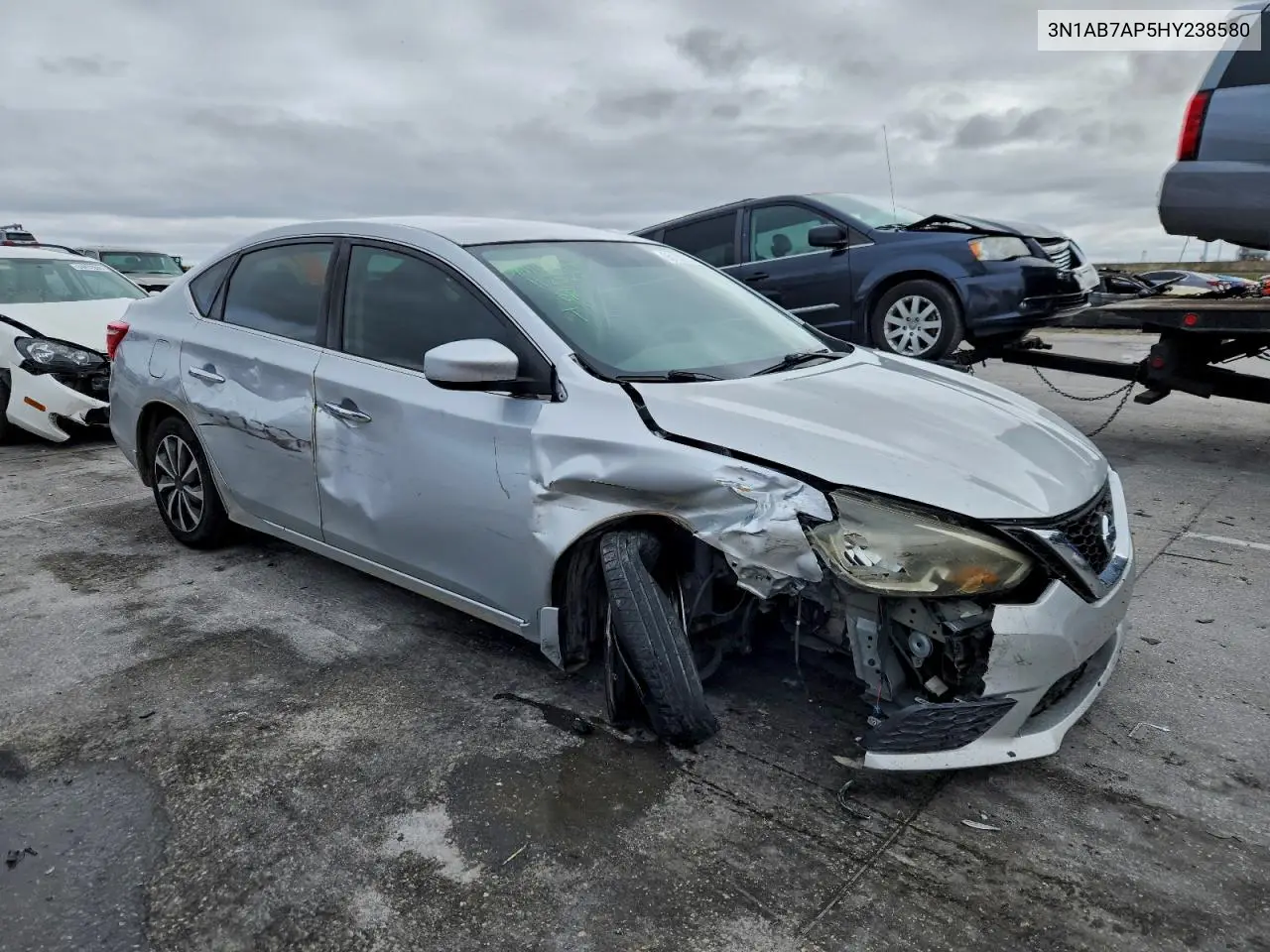 3N1AB7AP5HY238580 2017 Nissan Sentra S