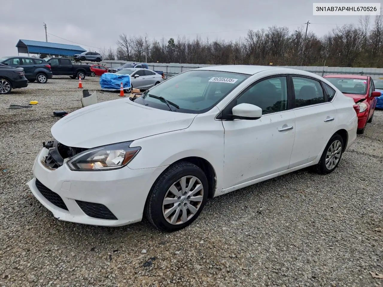 3N1AB7AP4HL670526 2017 Nissan Sentra S