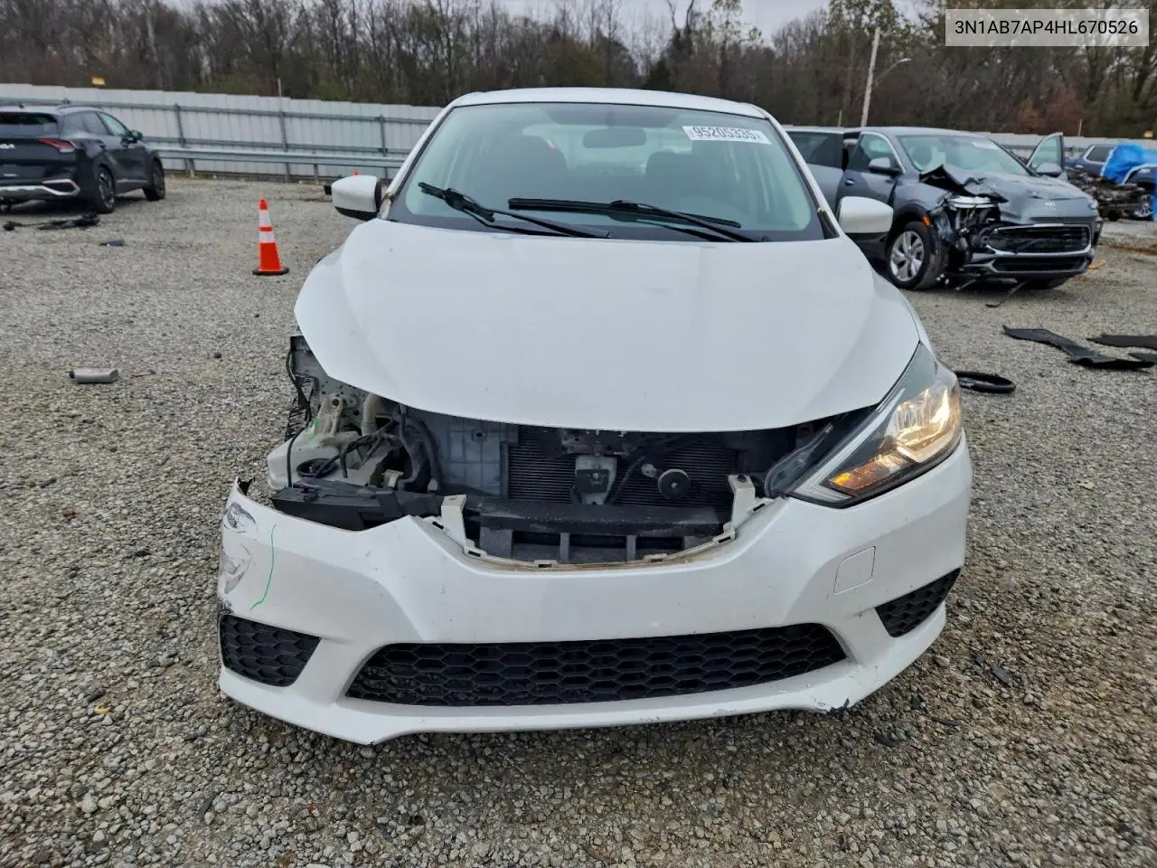 3N1AB7AP4HL670526 2017 Nissan Sentra S