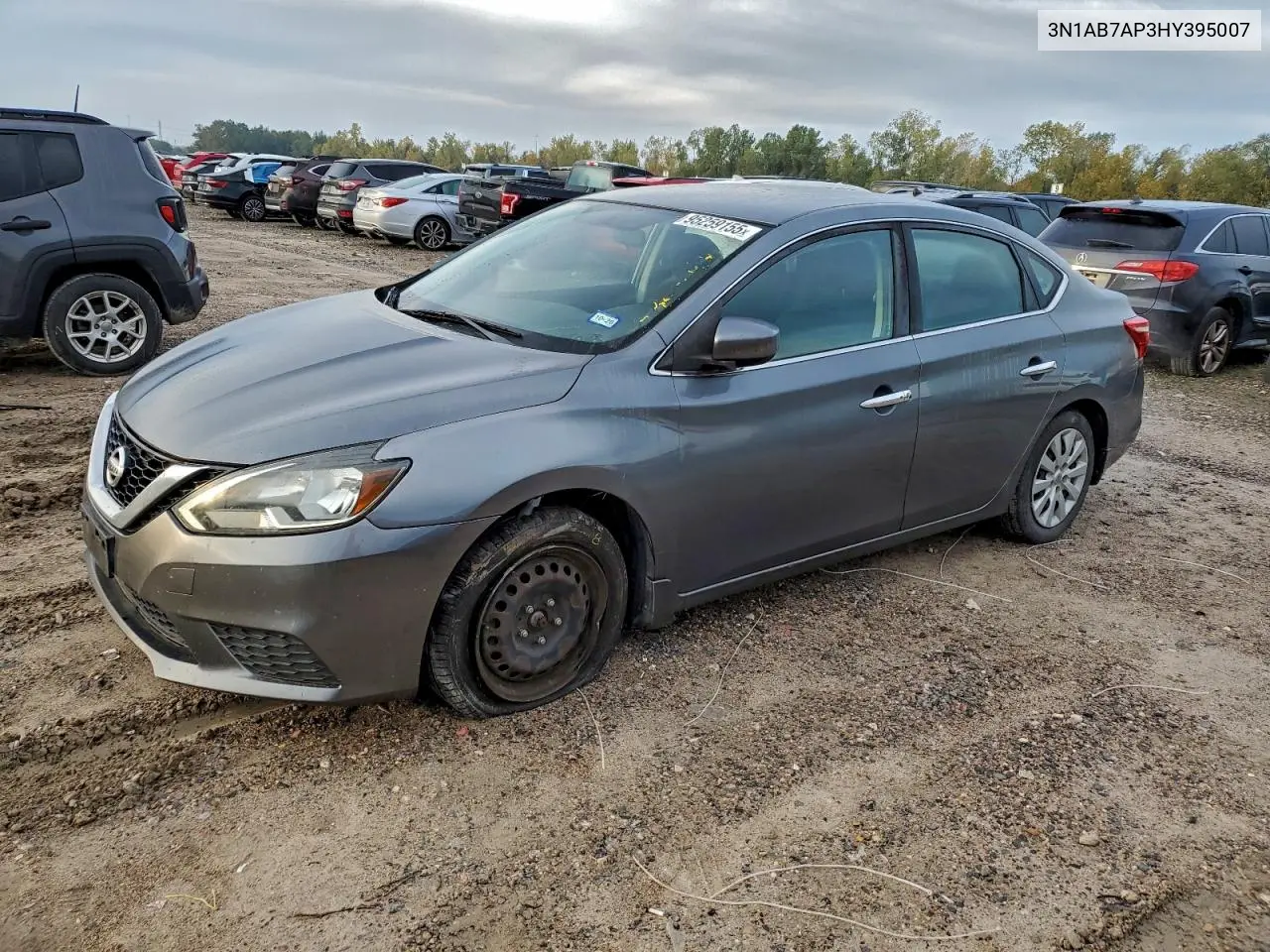 3N1AB7AP3HY395007 2017 Nissan Sentra S