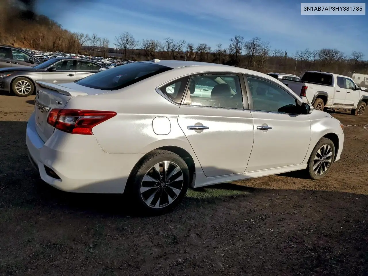 3N1AB7AP3HY381785 2017 Nissan Sentra S