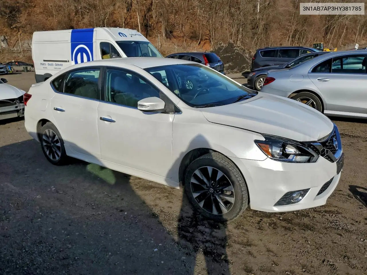 3N1AB7AP3HY381785 2017 Nissan Sentra S