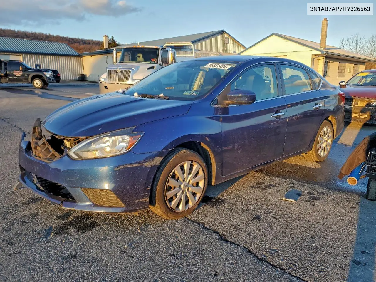 3N1AB7AP7HY326563 2017 Nissan Sentra S
