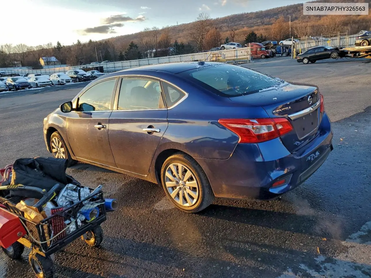 3N1AB7AP7HY326563 2017 Nissan Sentra S