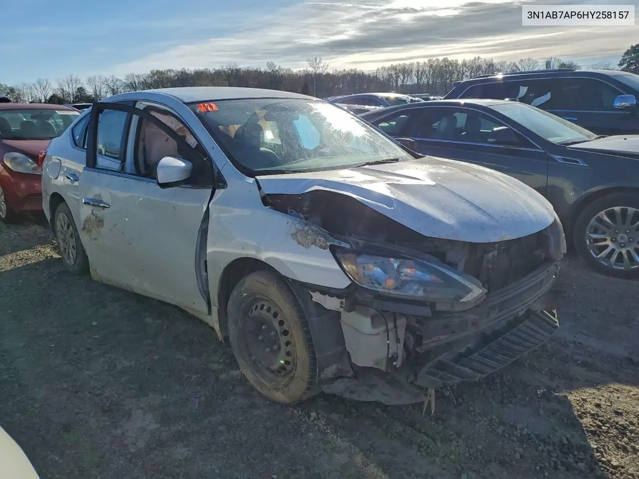 3N1AB7AP6HY258157 2017 Nissan Sentra S