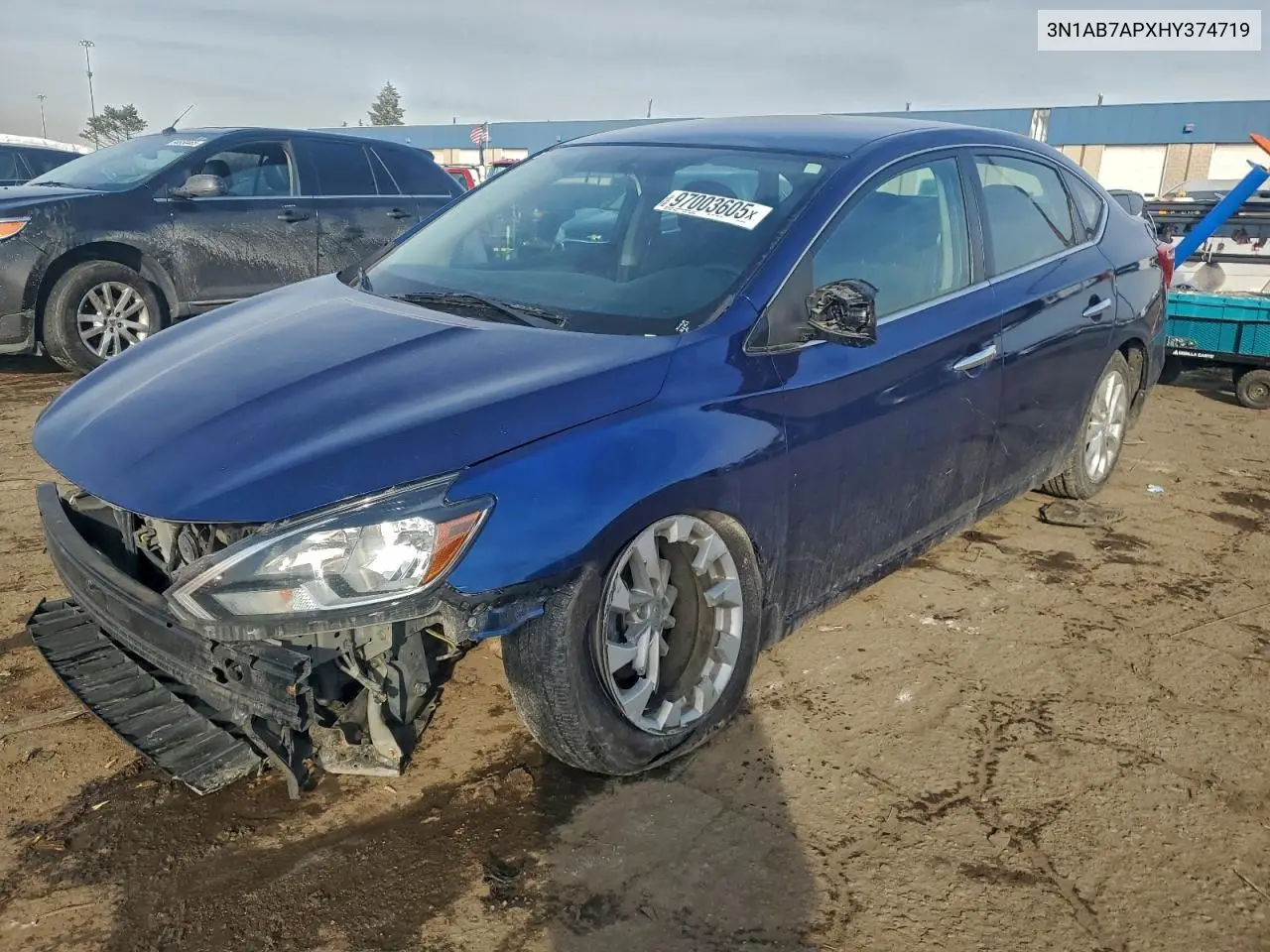 3N1AB7APXHY374719 2017 Nissan Sentra S