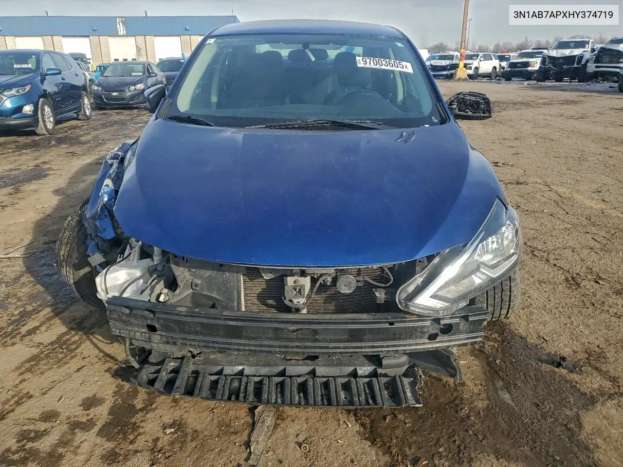 3N1AB7APXHY374719 2017 Nissan Sentra S