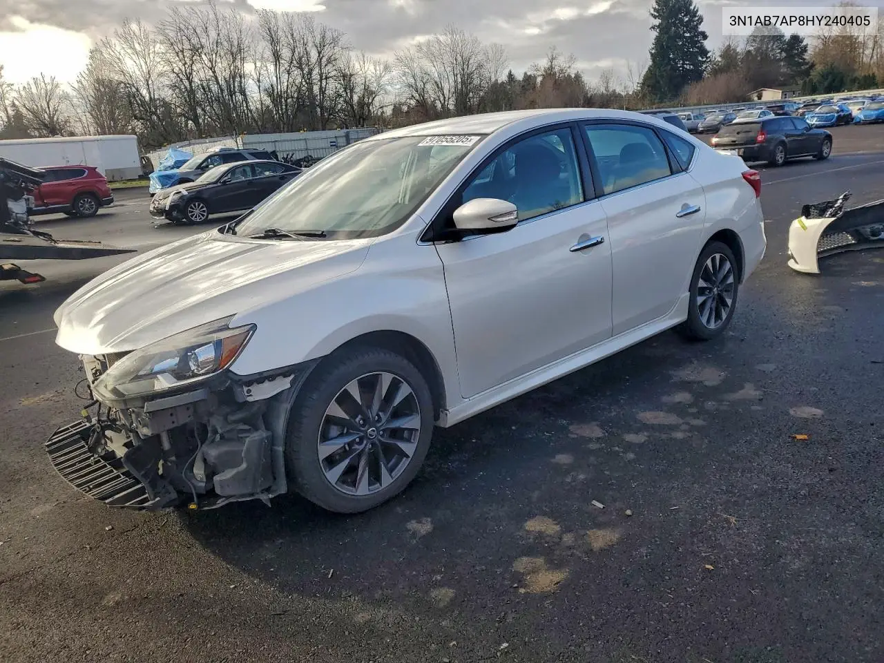 3N1AB7AP8HY240405 2017 Nissan Sentra Sr