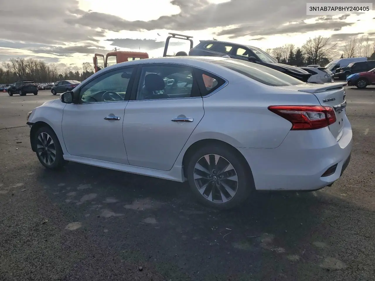 3N1AB7AP8HY240405 2017 Nissan Sentra Sr