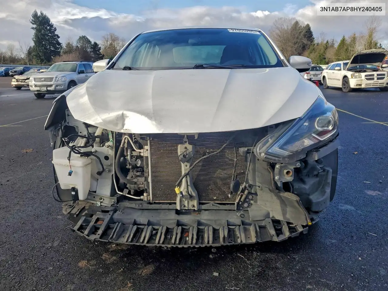 3N1AB7AP8HY240405 2017 Nissan Sentra Sr