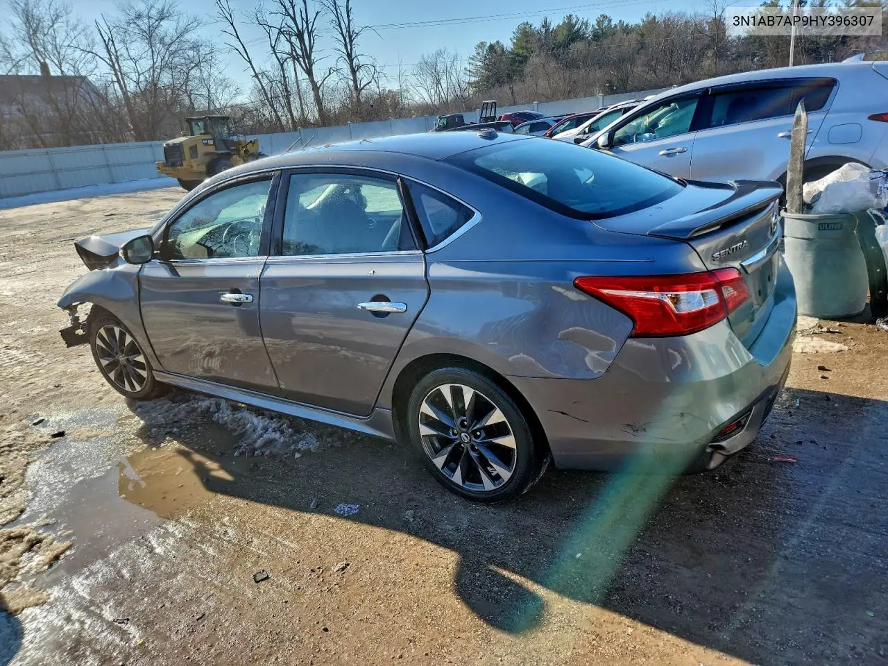 3N1AB7AP9HY396307 2017 Niss Sentra S