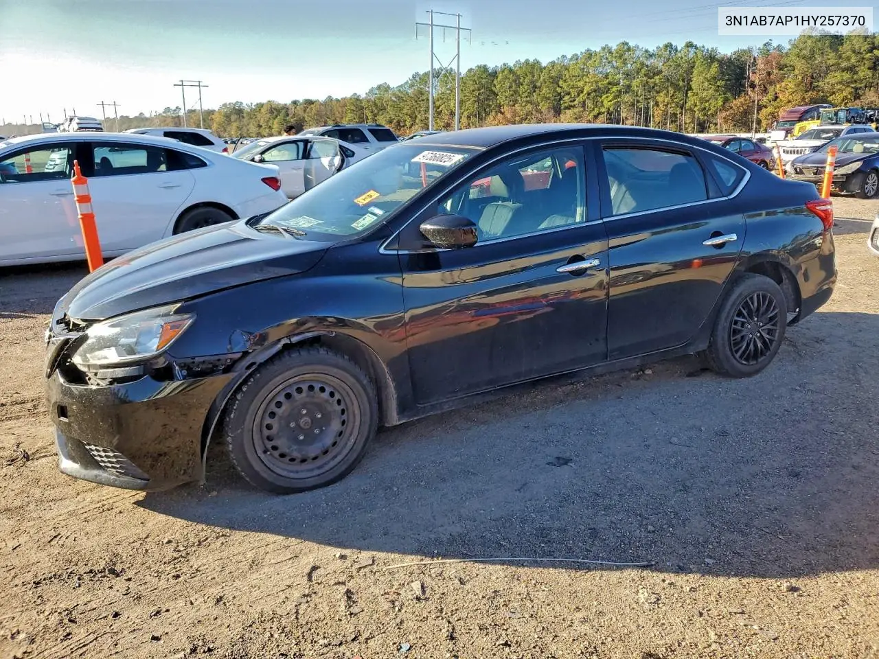 3N1AB7AP1HY257370 2017 Nissan Sentra S