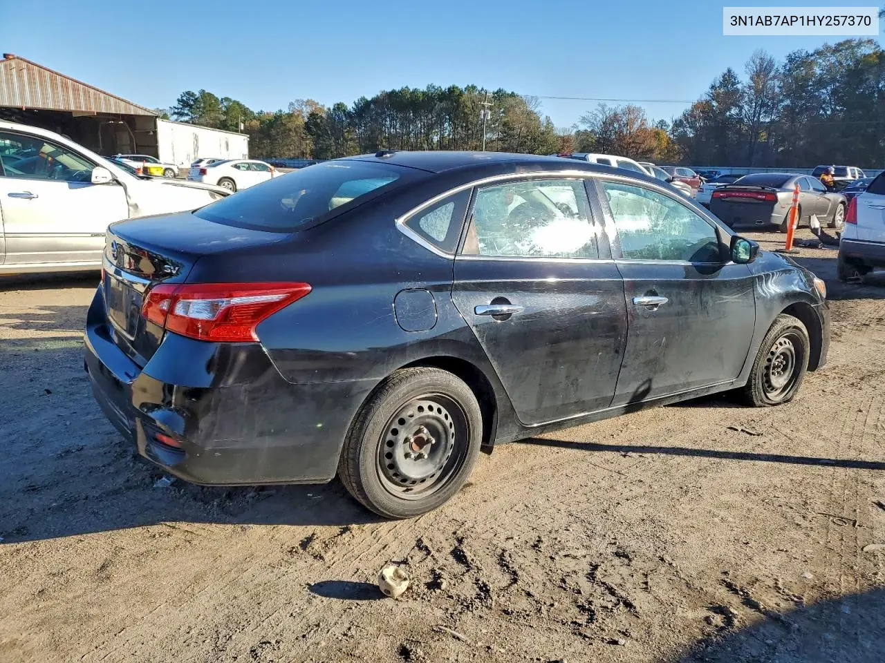3N1AB7AP1HY257370 2017 Nissan Sentra S