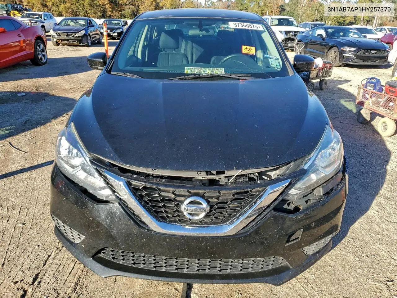 3N1AB7AP1HY257370 2017 Nissan Sentra S