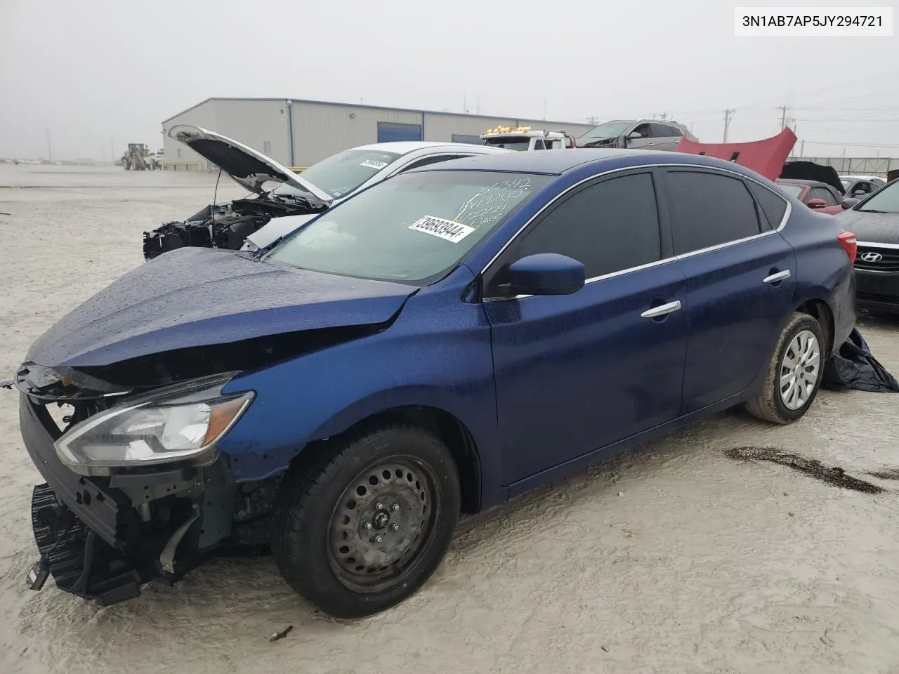 2018 Nissan Sentra S VIN: 3N1AB7AP5JY294721 Lot: 39693944