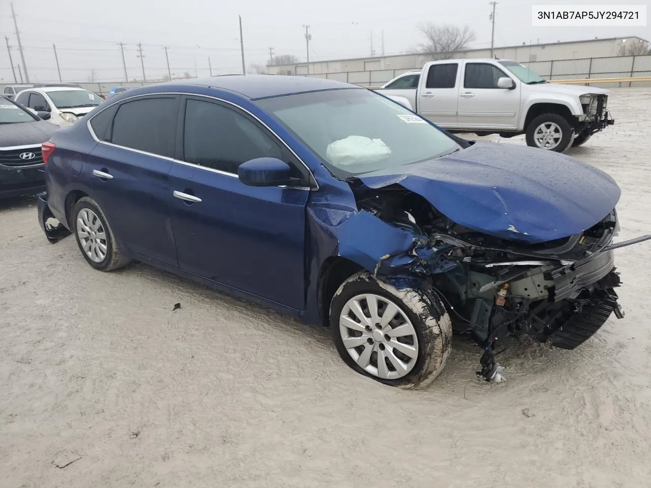 2018 Nissan Sentra S VIN: 3N1AB7AP5JY294721 Lot: 39693944