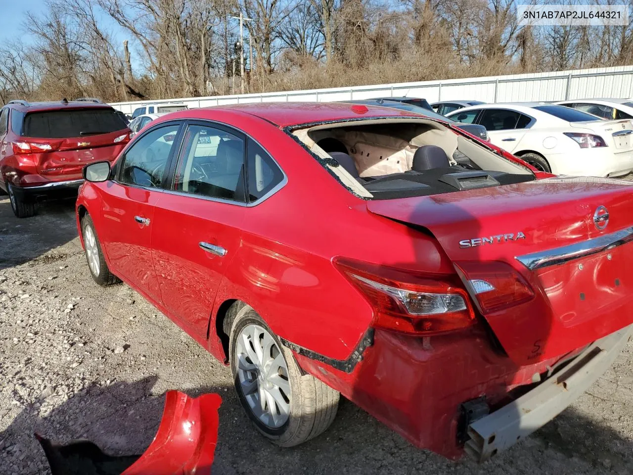 3N1AB7AP2JL644321 2018 Nissan Sentra S