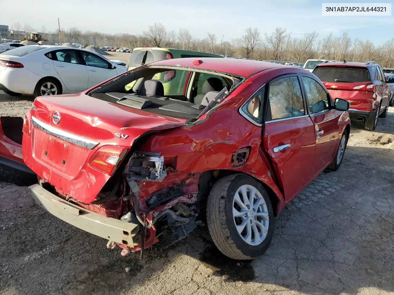 3N1AB7AP2JL644321 2018 Nissan Sentra S