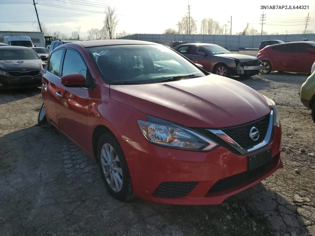 3N1AB7AP2JL644321 2018 Nissan Sentra S