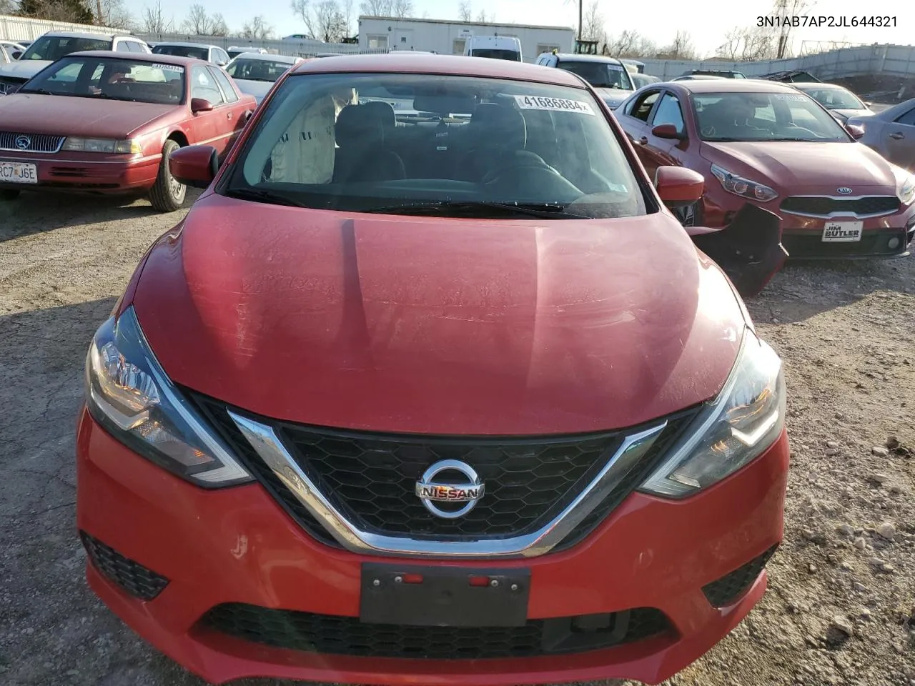 3N1AB7AP2JL644321 2018 Nissan Sentra S