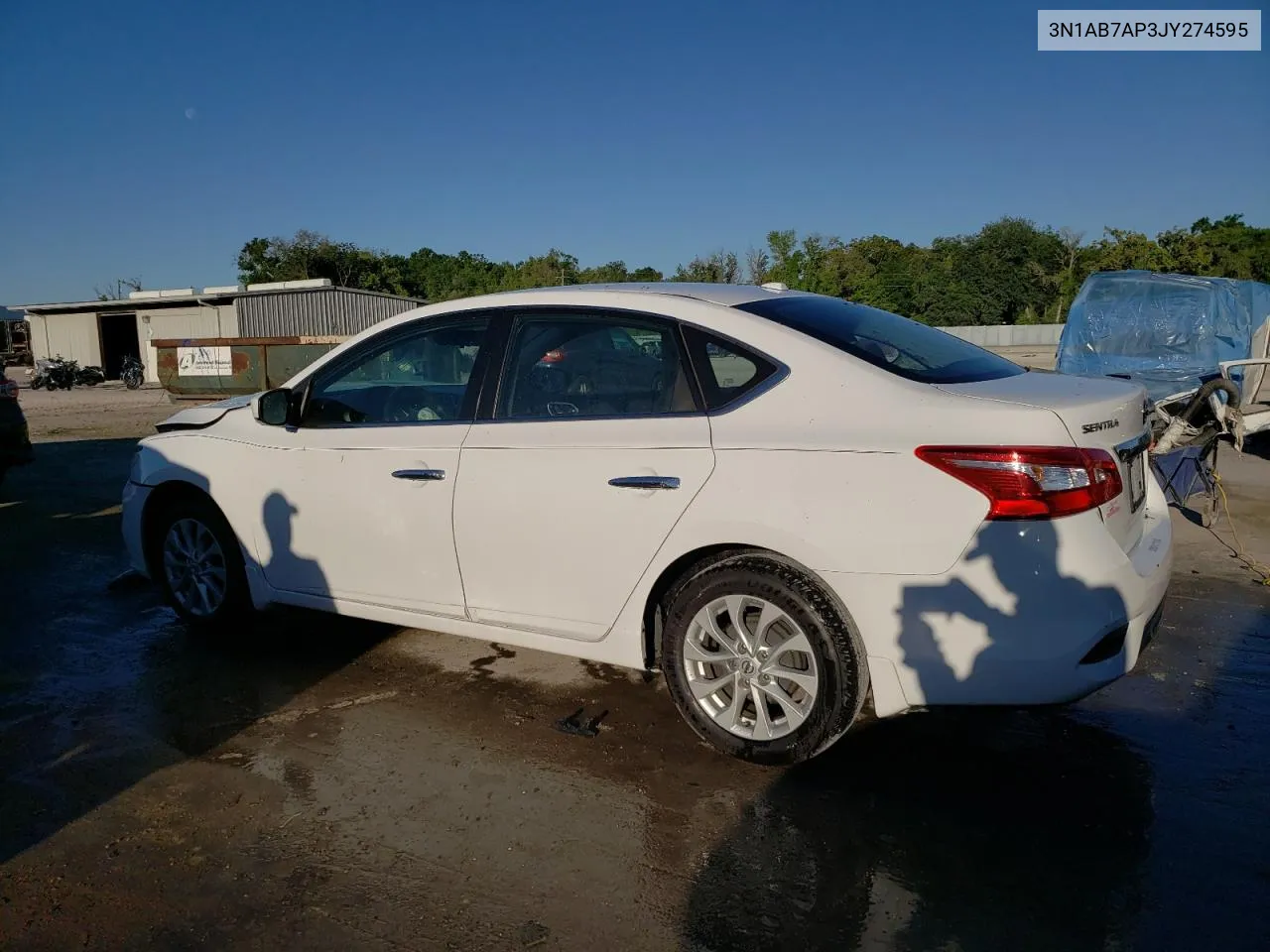 2018 Nissan Sentra S VIN: 3N1AB7AP3JY274595 Lot: 48241604