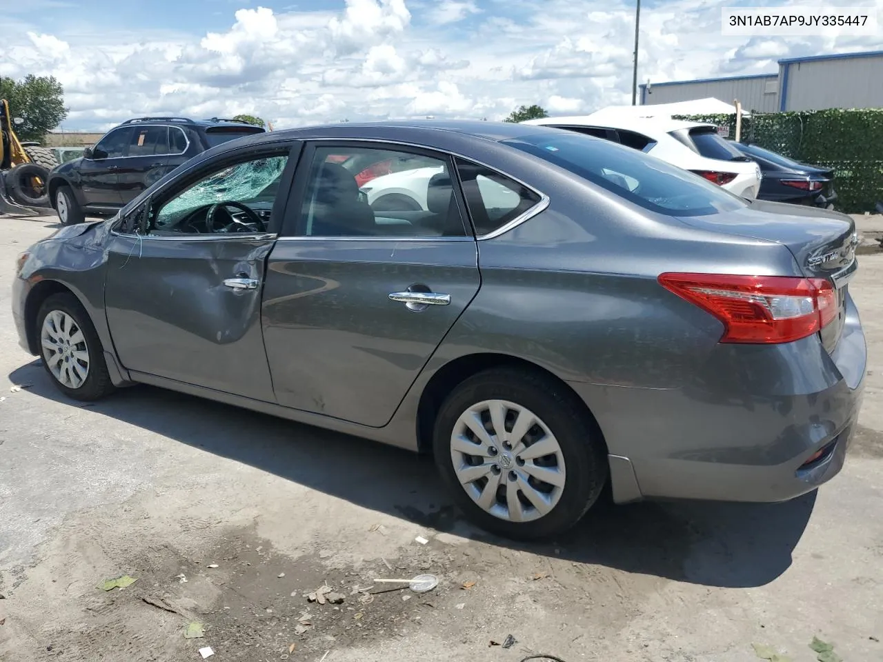 2018 Nissan Sentra S VIN: 3N1AB7AP9JY335447 Lot: 58871304