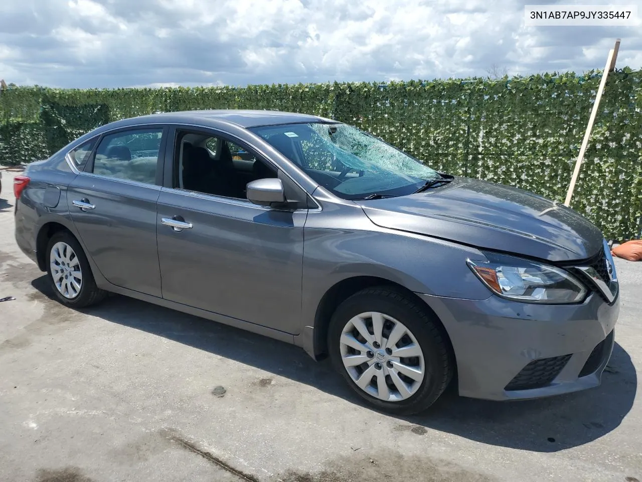 2018 Nissan Sentra S VIN: 3N1AB7AP9JY335447 Lot: 58871304