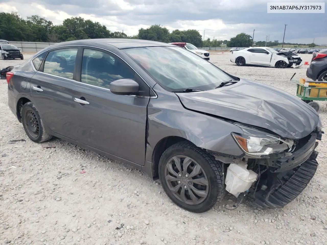 2018 Nissan Sentra S VIN: 3N1AB7AP6JY317973 Lot: 61219894