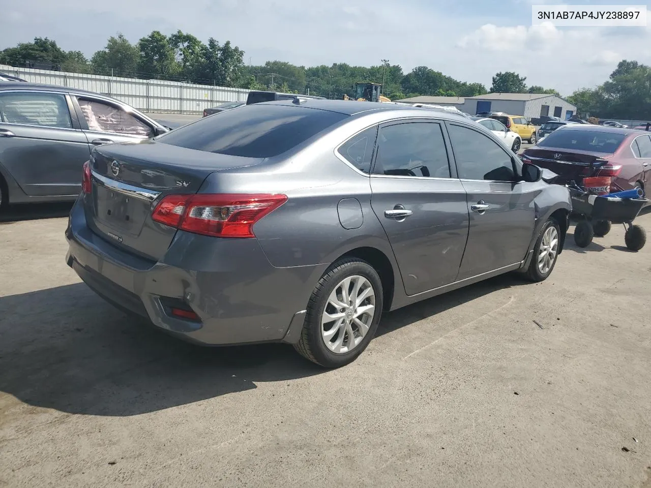 2018 Nissan Sentra S VIN: 3N1AB7AP4JY238897 Lot: 61876054