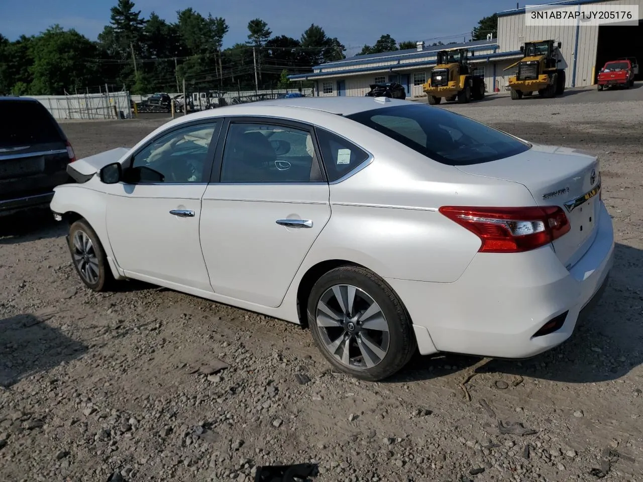 2018 Nissan Sentra S VIN: 3N1AB7AP1JY205176 Lot: 61902924