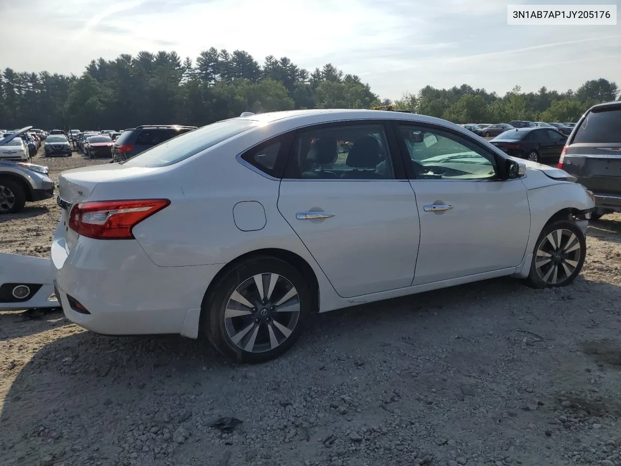 2018 Nissan Sentra S VIN: 3N1AB7AP1JY205176 Lot: 61902924