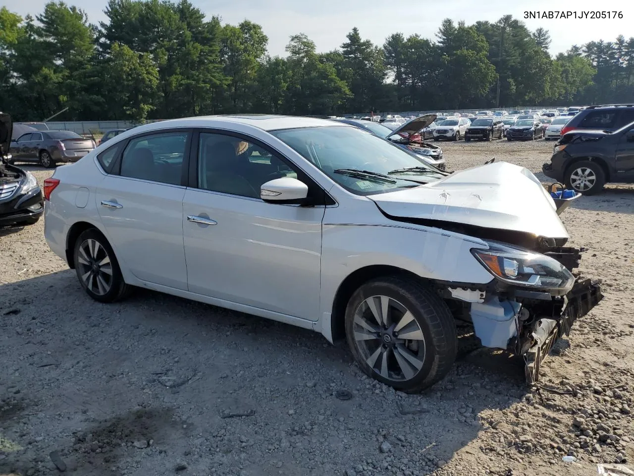 2018 Nissan Sentra S VIN: 3N1AB7AP1JY205176 Lot: 61902924