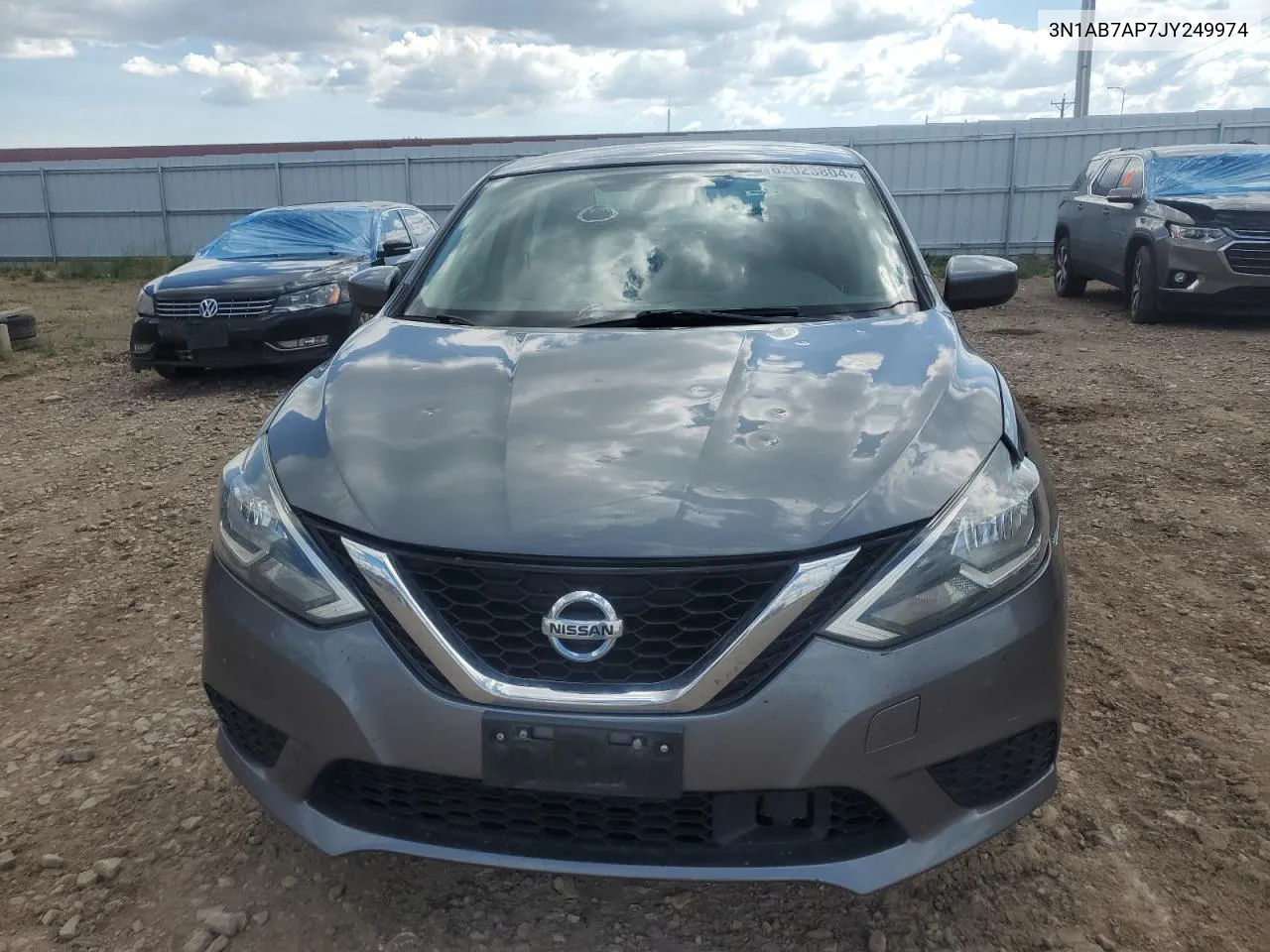 2018 Nissan Sentra S VIN: 3N1AB7AP7JY249974 Lot: 62023804