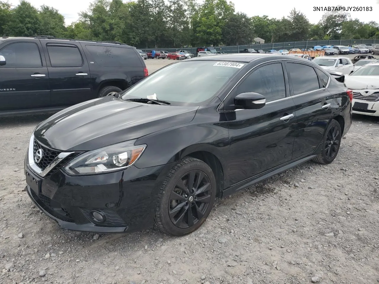 2018 Nissan Sentra S VIN: 3N1AB7AP9JY260183 Lot: 62387904