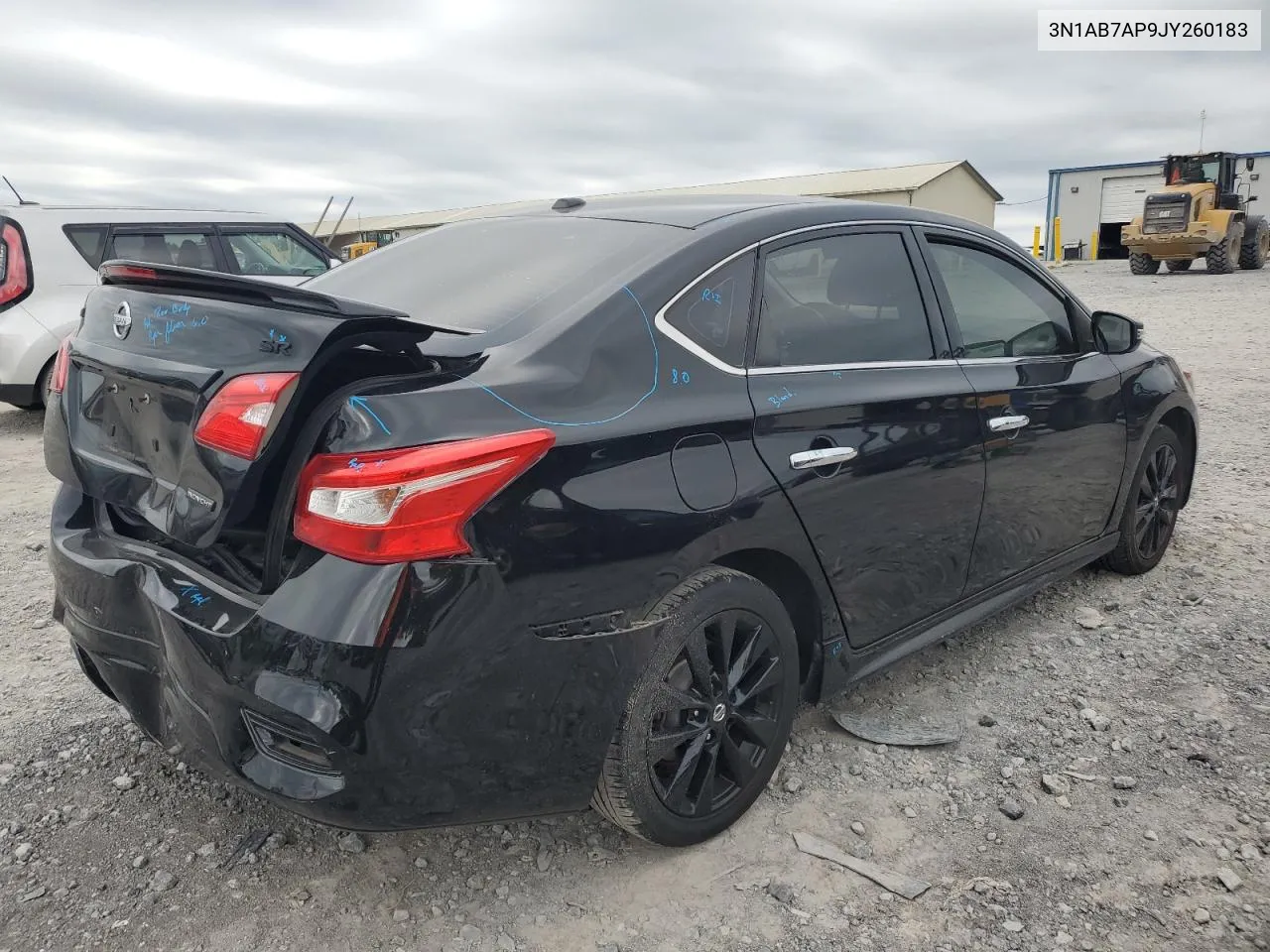 2018 Nissan Sentra S VIN: 3N1AB7AP9JY260183 Lot: 62387904