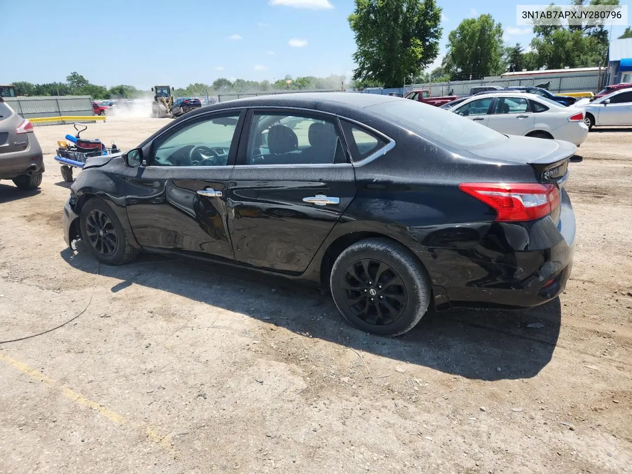 3N1AB7APXJY280796 2018 Nissan Sentra S
