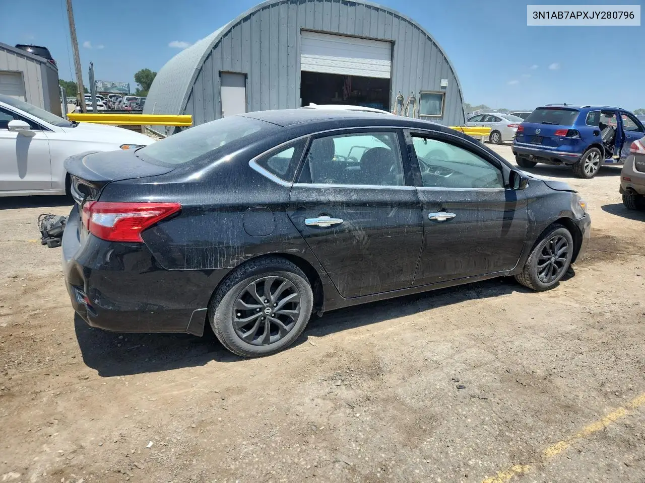 3N1AB7APXJY280796 2018 Nissan Sentra S